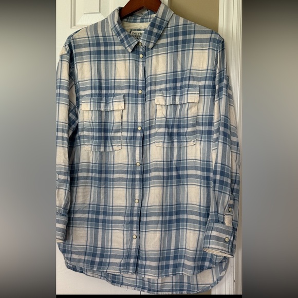 American Eagle This Feels Seriously Lived In Soft Flannel Shirt  Size Medium - Picture 1 of 10